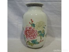 4600 K11 Antik jelzett japán porcelán váza 19,5 cm