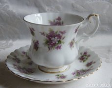 Royal Albert " Sweet  violets" kávéscsésze és alátét!