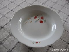 Kahla GDR virágos porcelán tányér