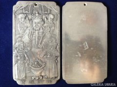 Tibeti ezüst,szerencse amulett 140g
