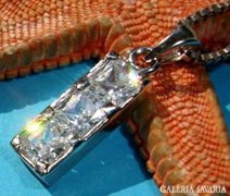 Fehérarany, valódi gyémánt medál -MESSZE ÁRON ALUL