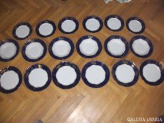 Zsolnay Pompadúr 18 db-os tányérkészlet 