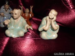 Kínai "Shaolin " mini porcelán figurák