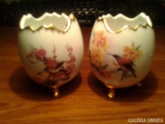 2db Antic CT Germany jelzéssel  porcelán tojás