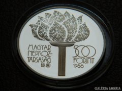 1986-s 500 Ft ezüst érme