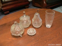 Ólomkristály kollekció - bonbonierek, ékszertaró és váza