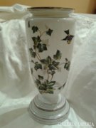  Gyönyörű antik üveg váza 36 cm