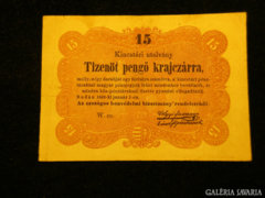 Tizenöt pengő krajczárra 1849