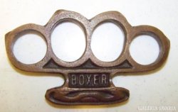 Régi boxer bronz, vagy rézből