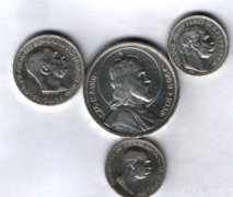 Ezüst pénz gyűjtemény