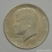 1964 USA Kennedy ezüst 1/2 Dollár UNC!