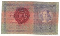 10 korona 1904. Magyar bélyegzés.