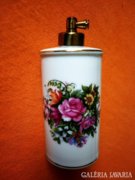 Rózsás porcelán parfüm üveg 