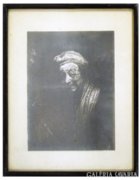 8262 Antik jelzett Rembrandt repro