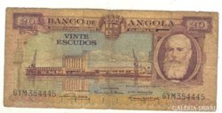 20 escudos 1956. Angola