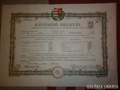 Jogi képesítő oklevél 1948