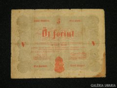 1848-s ezüst 5 Forint