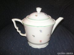 Zsolnay tea kiöntő , pajzs pecséttel