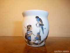antik porcelán kis csésze játék csésze