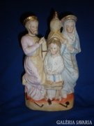  régi szent család porcelán szobor