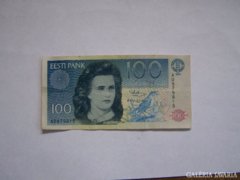 Észt 100 korona 1991