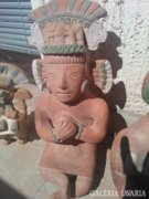 Maya agyag szobor
