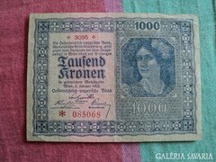 1000 korona 1922