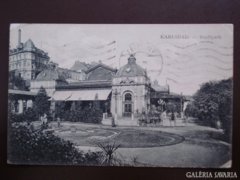 Cseh Karlsbad  0002  Stadtpark  1911    RK