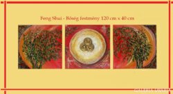 Feng shui- Bőség festmény 3 db-os szett- Ingyen postázás