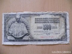 JUGOSZLÁVIA 500 DINAR 1981 BM