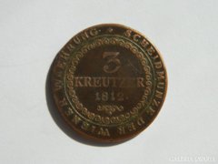 1812 I. Ferenc 3 Kreutzer