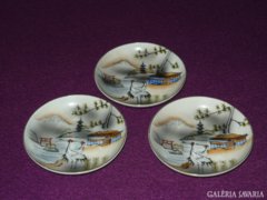 3 db Nichi Hon Nippon Tokusei 1926-45 japán porcelán tálka
