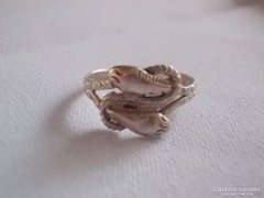 Kígyós ezüst gyűrű 