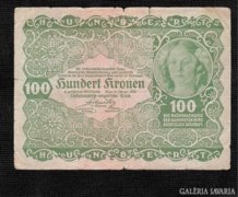 100 Korona 1922 (Osztrák-Magyar Bank) 