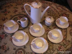 Retro Bavaria  - Mitterteich  mokkás  készlet , jó áron a 60 as évekből