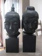 Régi vasfából készült Buddha szobrok