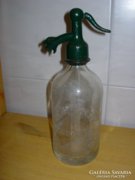 Antik szódásüveg, Weisz Ignácz, Nagykanizsa, 0,5 l-es