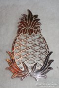 Ezüstözött ananász formájú lasztali alátét