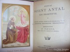 Páduai Szent Antal Kis Imakönyve 1901 miniatűr