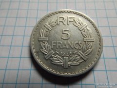  Francia 5 Francs, 1946 !!