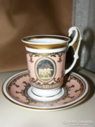 Limitált német porcelán csésze J. F. von Goethe