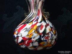 Murano MILLEFIORI-Toso Fratelli váza-16,5 cm