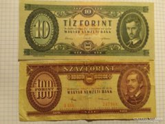  10 Forint 1962 / 100 Forint 1984 !!