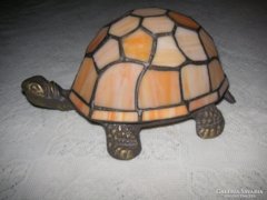 Tiffany art  teknős lámpa
