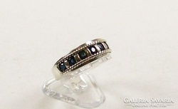 Kék Zafír Drágaköves CNA Thailand Ezüst Gyűrű