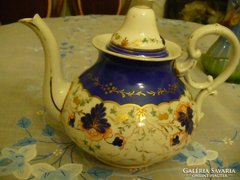 Antik kézzel festett bidermaier teáskanna