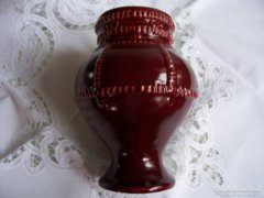Antik Zsolnay majolika váza, art deco
