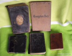 5 db antik imádságos könyv; imakönyv