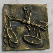 Bronze Libra Zodiac Sign