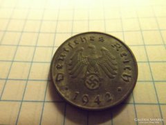  Horogkeresztes 10 Pfennig 1942 "A" !!